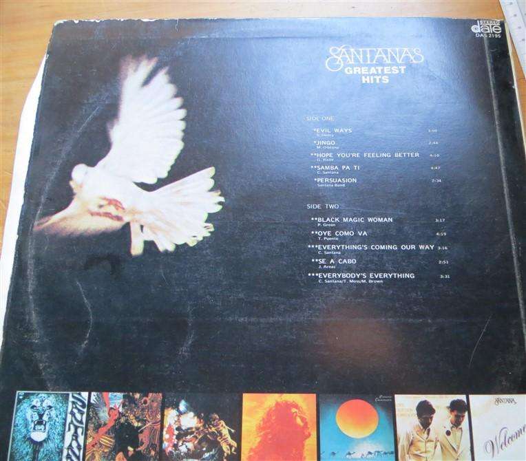 Santana's Greatest Hits - Vintage Vinyl LP VG