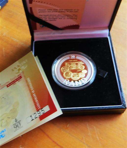 2011 Reserve Bank 90 Year Anniversary Silver Proof R5 Crown + Box + Cert.