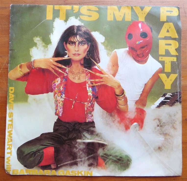 Dave Stewart & Barbara Gaskin - It's My Party Vinyl 7 single