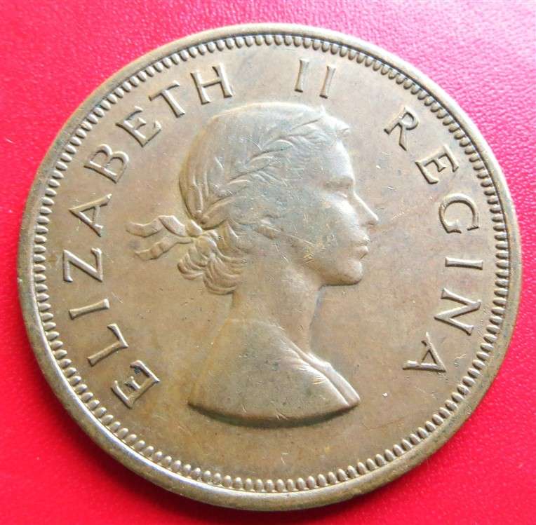 1960 SA Union Penny 1d