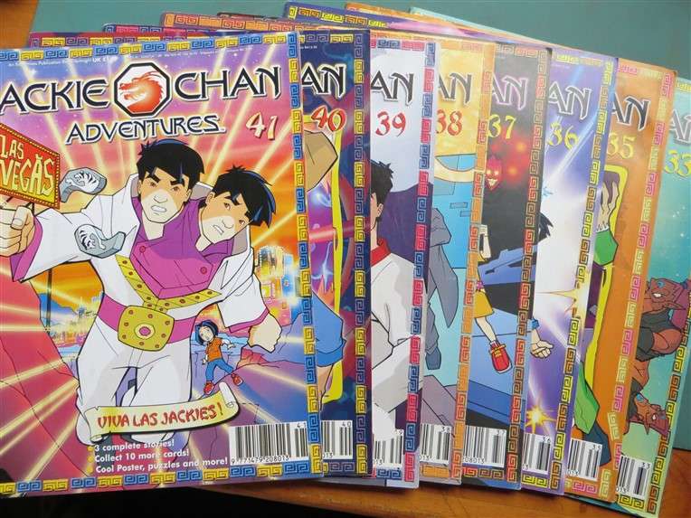 8 x Jackie Chan #33 to #41 Comic Books