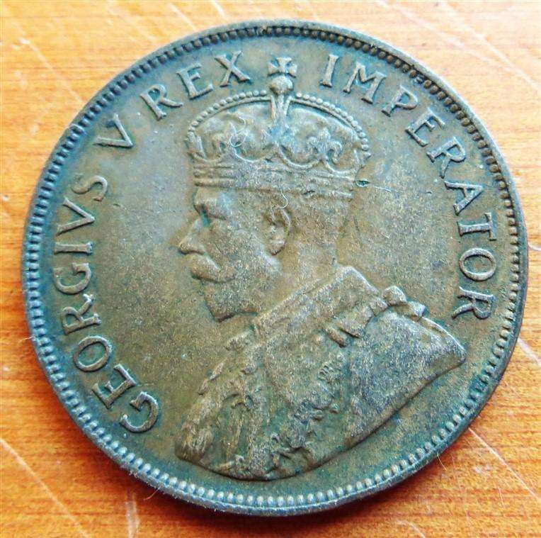 1935 SA Union 1d Penny