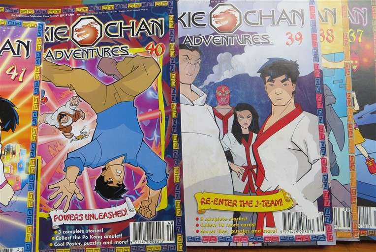 8 x Jackie Chan #33 to #41 Comic Books