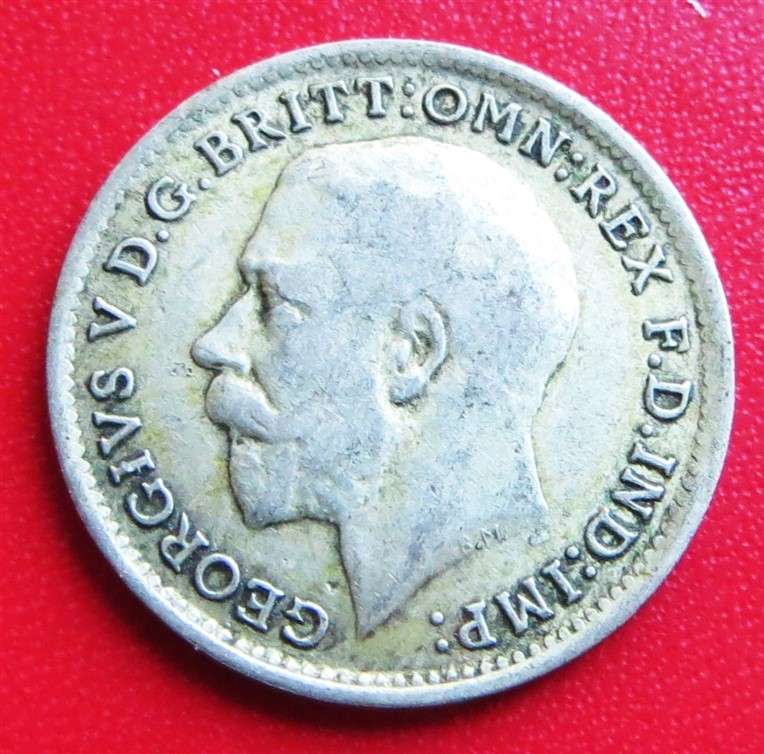 1920 GB Silver 3d Coin