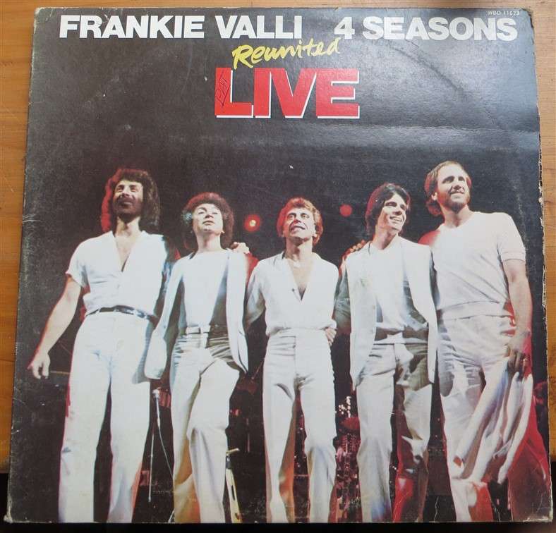 Frankie Valli & the Four Seasons - Reunited Live -  Vintage LP - VG