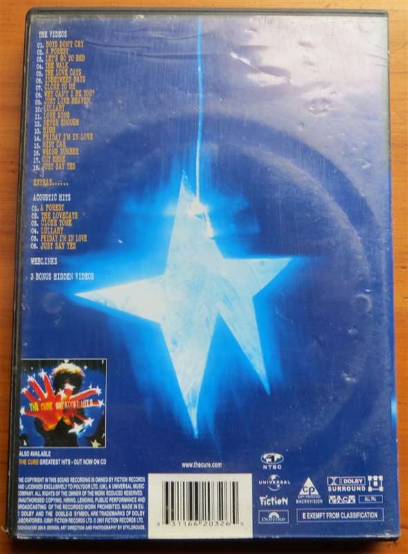 The Cure Greatest Hits DVD