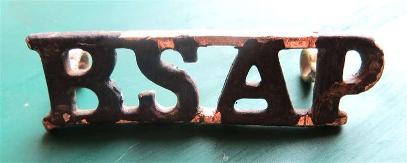 BSAP British South Africa Police Rhodesia Shoulder Title