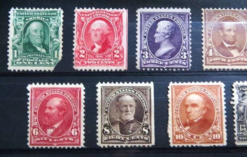 US Stamps Lot on Card - 1 Bid for All