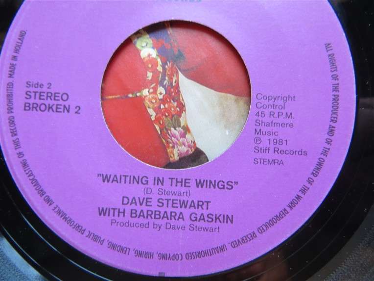 Dave Stewart & Barbara Gaskin - It's My Party Vinyl 7 single