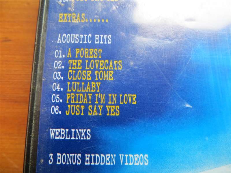 The Cure Greatest Hits DVD