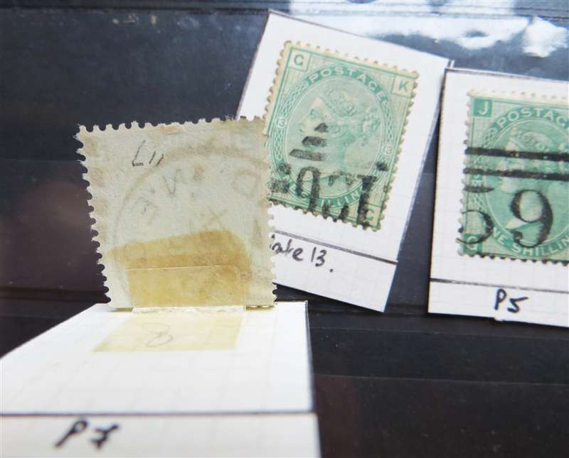 Great Britain SG 115 Plates 4 - 5 - 7 - 13