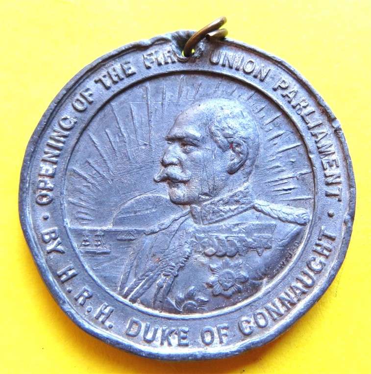 1910 Duke of Connaught Union of SA Medallion