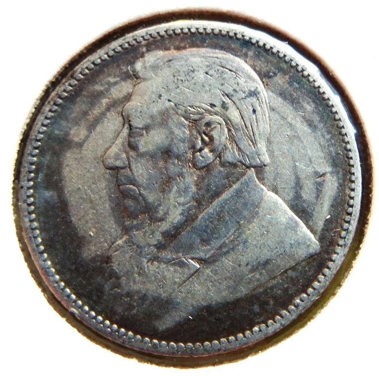1895 ZAR 0.925 Silver 1/ Shilling Coin