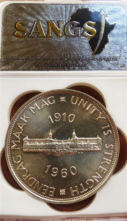 1960 5 Shillings Crown Silver SANGS PF65