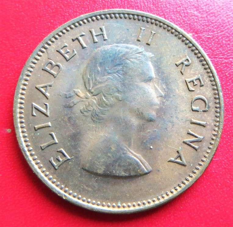 1957 SA Union Half Penny 1/2d
