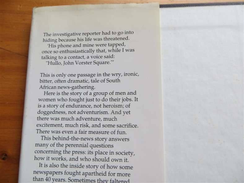 Editors Under Fire - Harvey Tyson - Signed Copy 1993