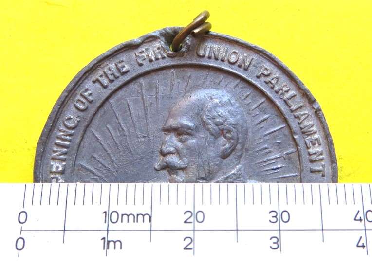 1910 Duke of Connaught Union of SA Medallion