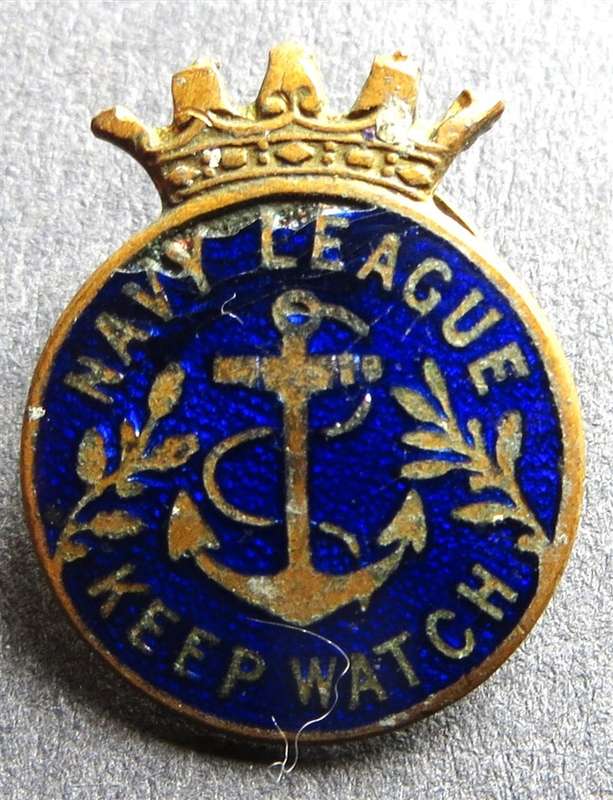 Navy League - Keep Watch - enamelled Badge