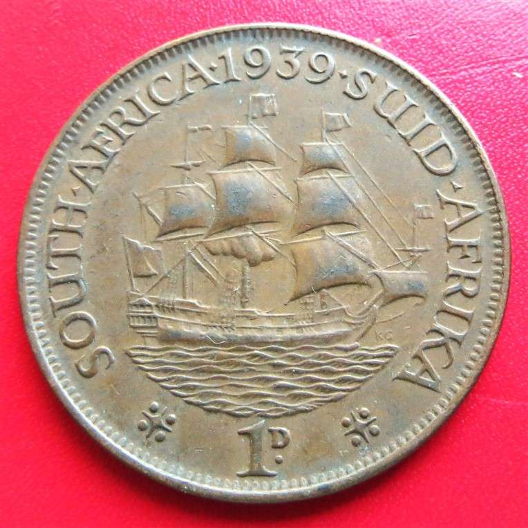 1939 SA Union Penny 1d