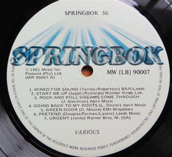 Vintage LP - Springbok 56