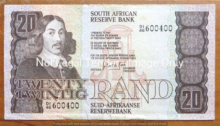 GPC De Kock R20 Note D146 #600400