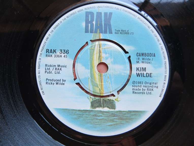 Kim Wilde - Cambodia Vinyl 7 single