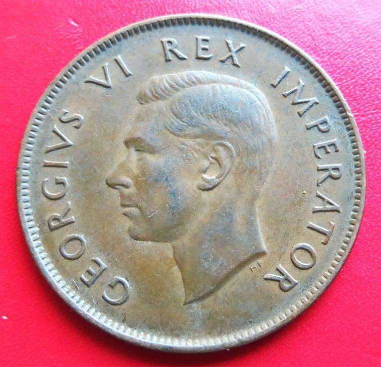 1939 SA Union Penny 1d