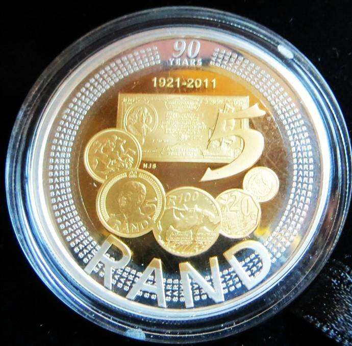2011 Reserve Bank 90 Year Anniversary Silver Proof R5 Crown