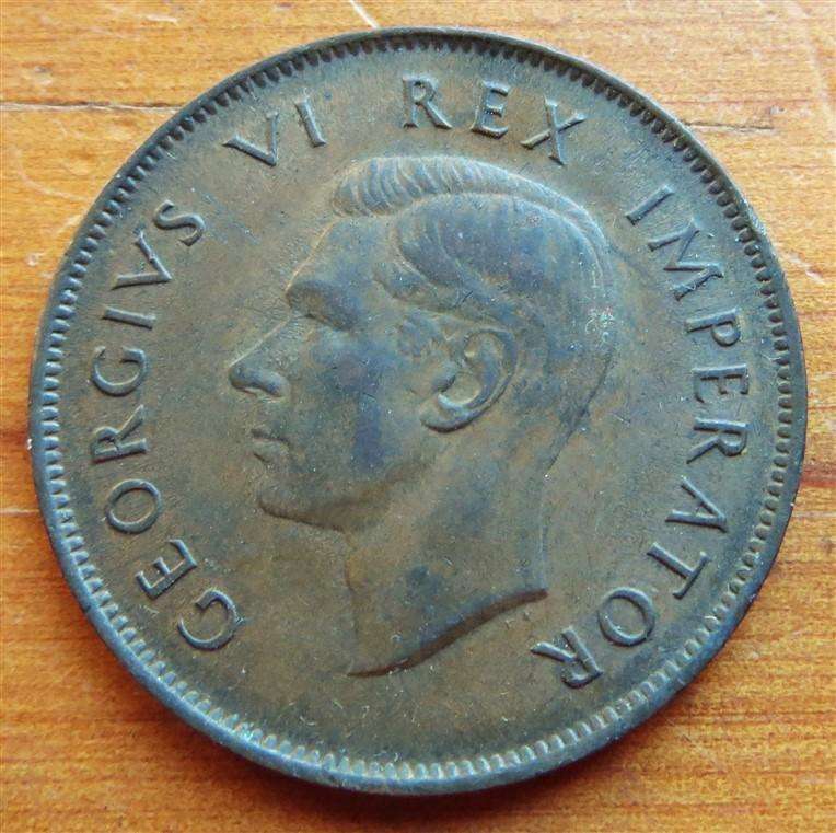 1942 SA Union 1d Penny