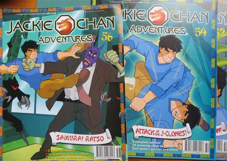 8 x Jackie Chan #50 to #59 Comic Books