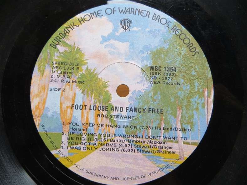 Rod Stewart - Foot Loose and Fancy Free -  Vintage LP - VG
