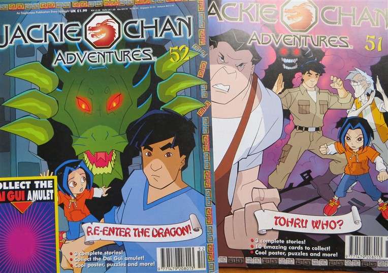 8 x Jackie Chan #50 to #59 Comic Books