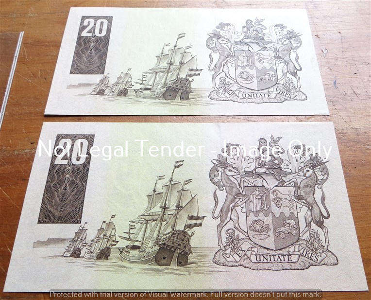 2 x Stals Cons. Number R20 Notes - Bid per Note