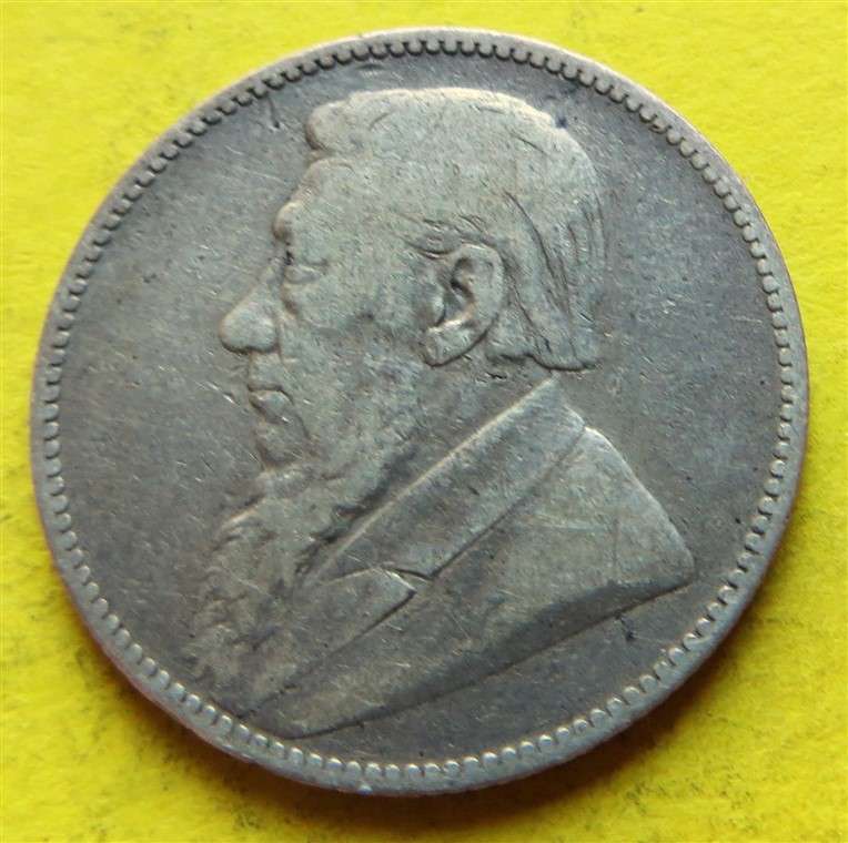 1895 ZAR 0.925 Silver 1/ Shilling Coin