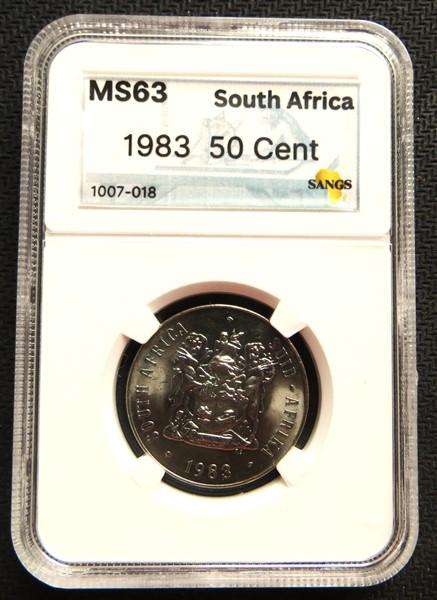 1983 50c Graded MS63