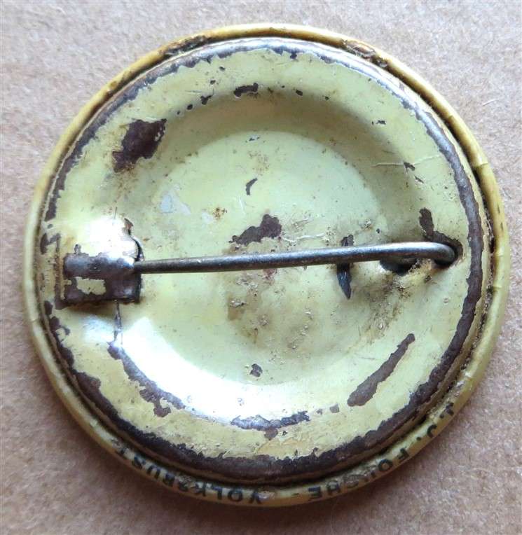 Beroemde Krygsman - Genl. C.R De Wet Vintage Badge