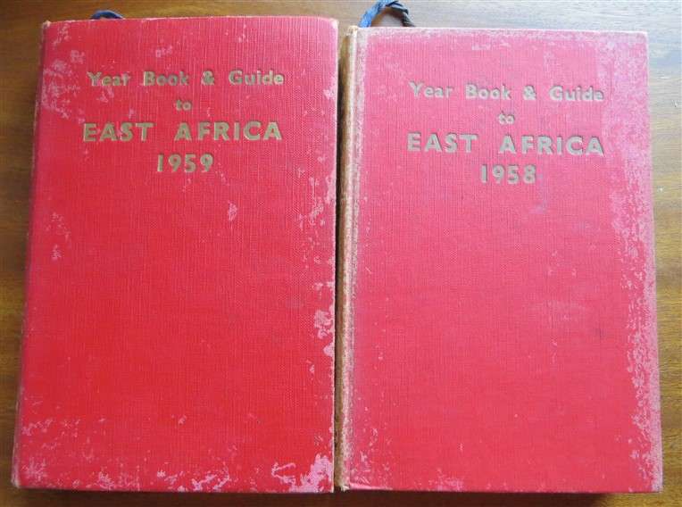 1958 + 1959 The Castle Union Line - Guide to East Africa & Rhodesia with Original Maps