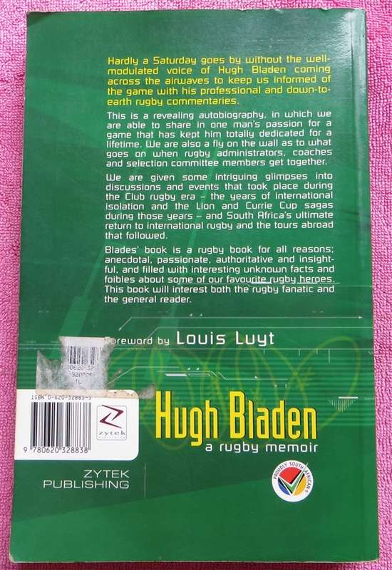 Hugh Bladen - A Rugby Memoir