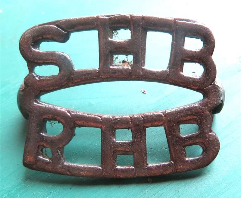 SHB / RHB Railways & Harbours Shoulder Title