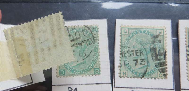 Great Britain SG 150 Plates 4 - 8 - 9 - 12