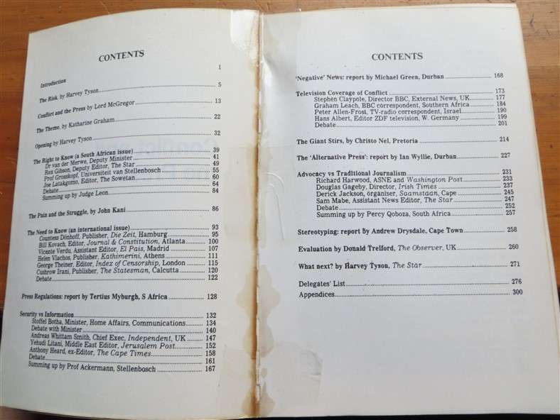 The Star - Centennial Conference Conflict & the Press - Signed Copy Harvey Tyson