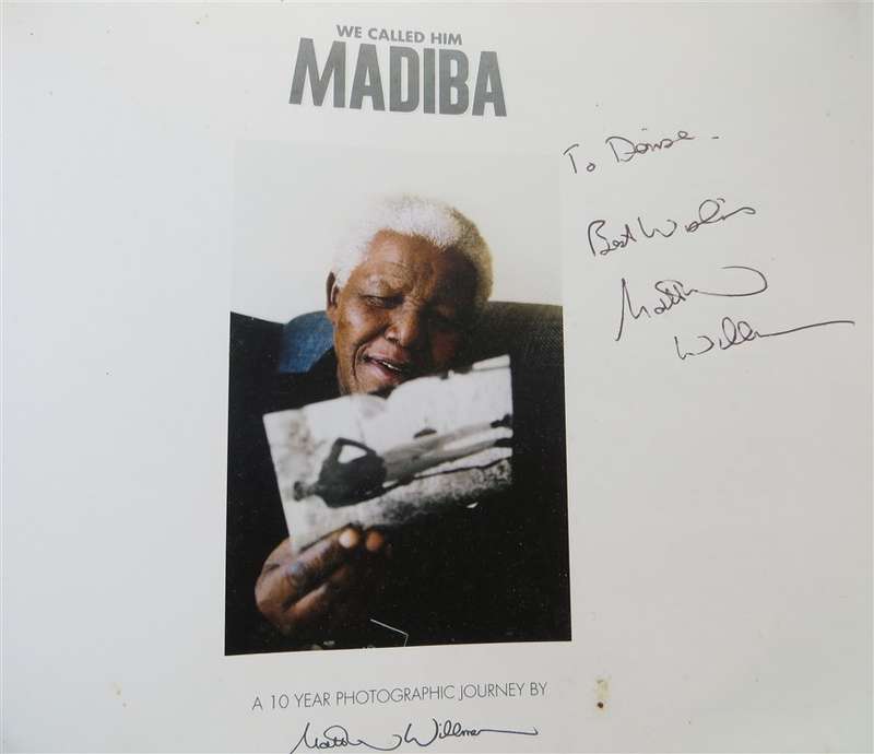 We Called Him Madiba signed by Author - 10 year Photographic Journey by Matthew Willman
