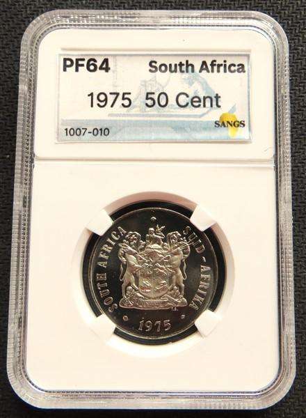 1975 50c Graded PF64