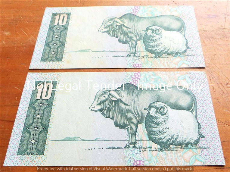 2 x TW De Jongh R10 Notes C6 / C14- Bid per Note