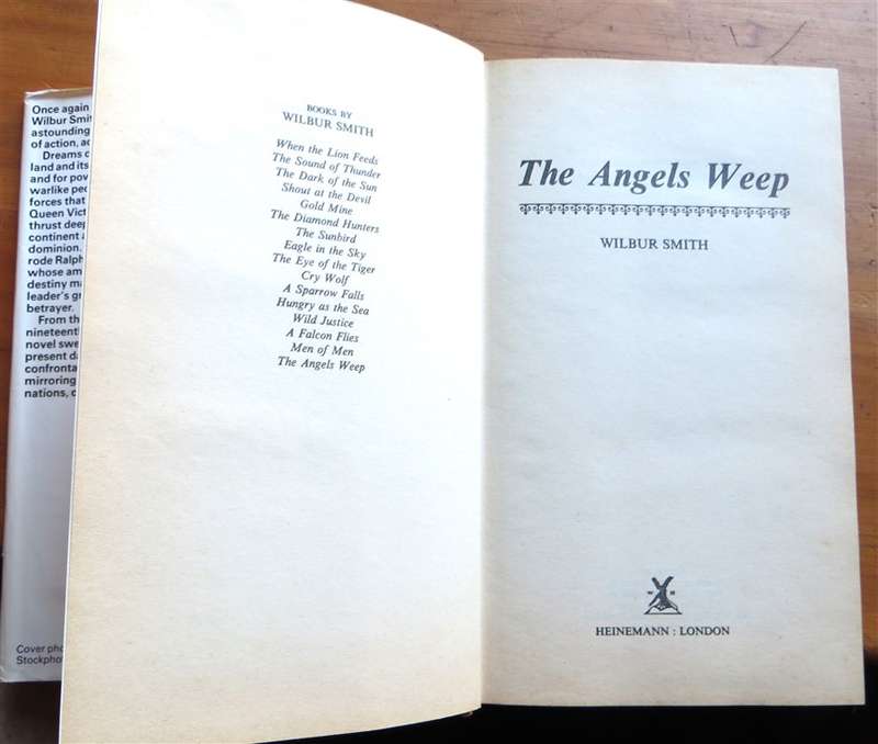 Wilbur Smith - The Angels Weep - 1982 Hardcover