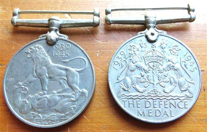 WW2 Group of 2 Medals to V.E Wait #61447