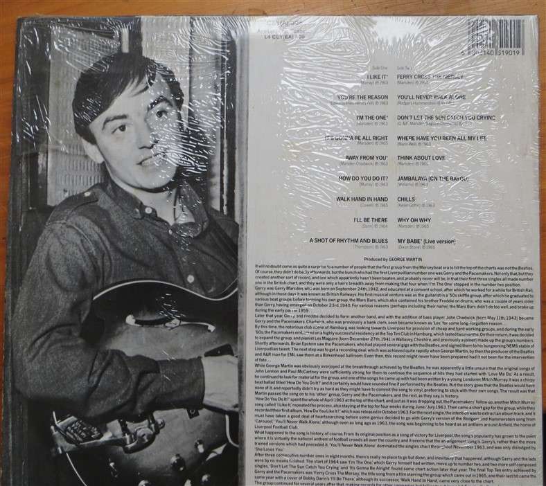 The Best of Gerry & the Pacemakers - Vintage LP - VG