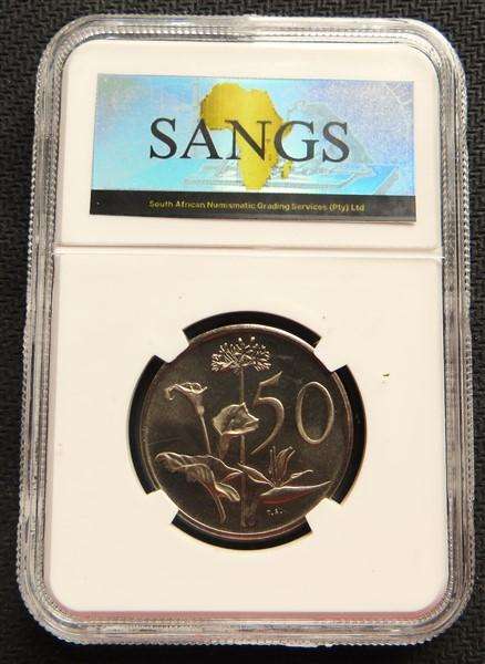 1975 50c Graded PF64