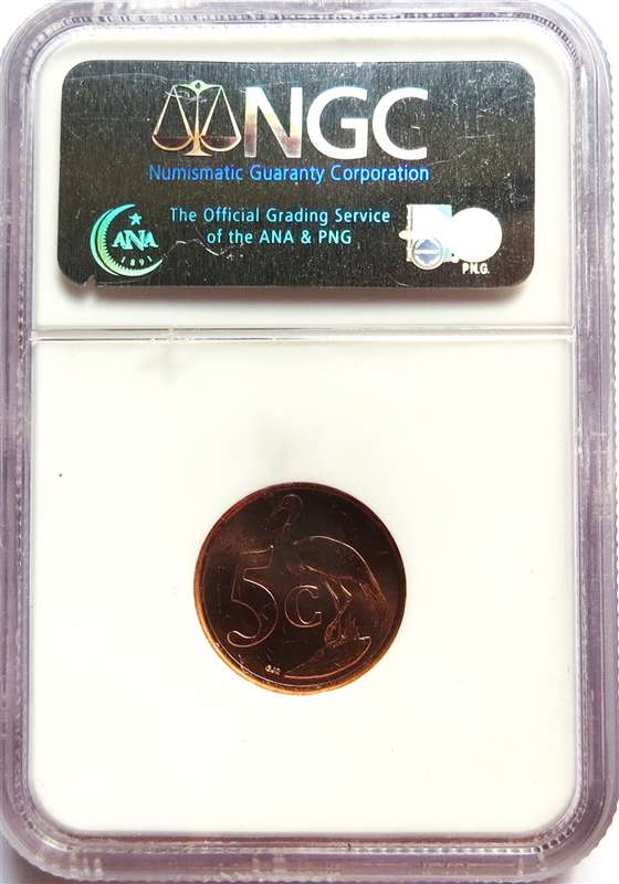 2005 SA 5c MS63RD NGC graded