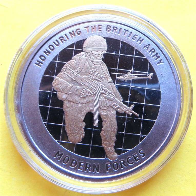 Honouring The British Army - Modern Forces - Official Medallion